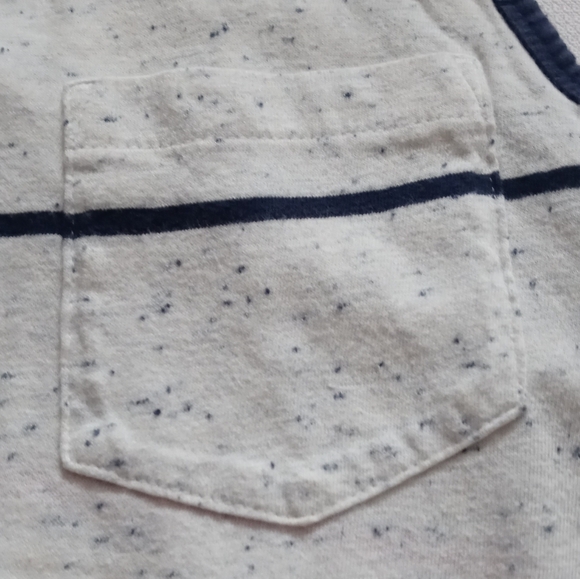 Old Navy Men Softest Tank Top Striped Size S/P. White, Red, Blue. - Picture 7 of 7